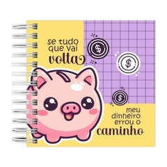 CADERNO FINANCEIRO POCKET - PRONTA ENTREGA