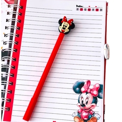CADERNO UNIVERSITÁRIO MINNIE AQUARELA na internet