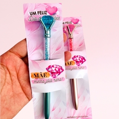CANETA GEL DIAMANTE - DIA DAS MÃES - comprar online