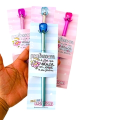 CANETA FLOR: LEMBRANCINHA DIA DOS PROFESSORES - comprar online