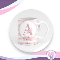CANECAS ALFABETO FLORAL