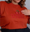 T-shirt Cherry marrom