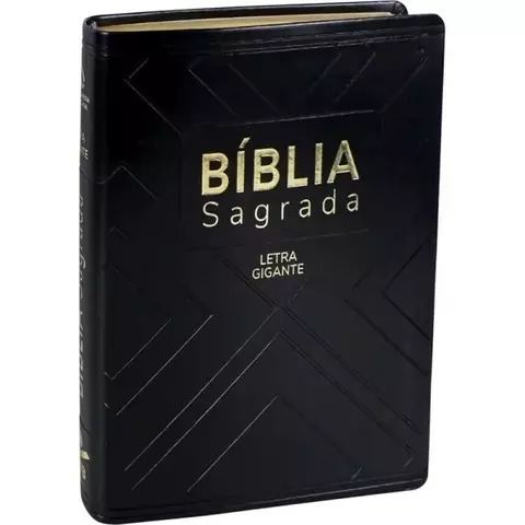 BIBLIA SAGRADA NAA LETRA GIGANTE CAPA LUXO PRETA