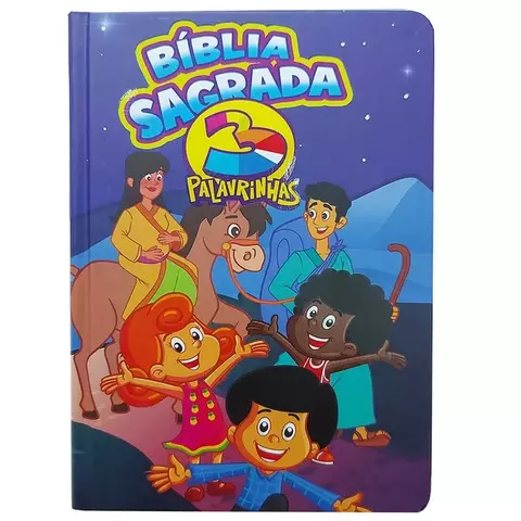 BIBLIA 3 PALAVRINHAS CAPA DURA AZUL | NTLH