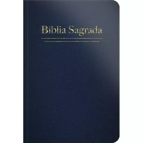 BIBLIA SAGRADA | ARC | LETRA GRANDE | CAPA SEMI LUXO AZUL