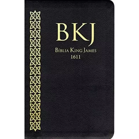 BIBLIA KING JAMES 1611 | ULTRAFINA PRETA | LETRA NORMAL
