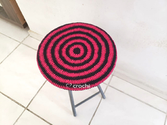 Capa para banqueta - Colorful - Crochi Crochê