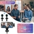 Novo microfone de lapela sem fio com cancelamento de ruído de áudio e vídeo para iPhone/iPad/Android/Xiaomi/Samsung Live Game Mic na internet