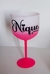 TAÇA GIN ACRÍLICO JATEADA 580ML PERSONALIZADA