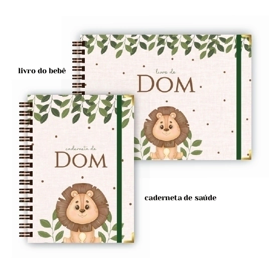 Caderneta + Livro - Leão
