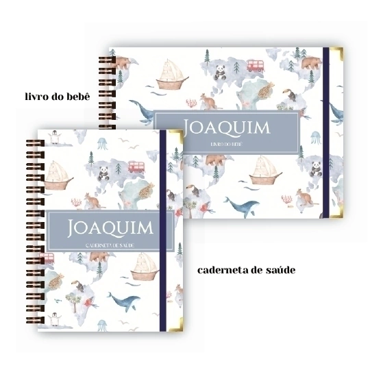 Caderneta + Livro - Mundo