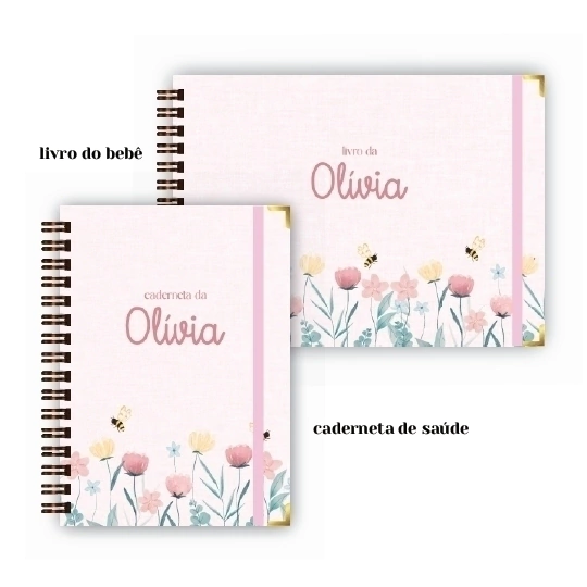 Caderneta + Livro - Jardim Abelhinha