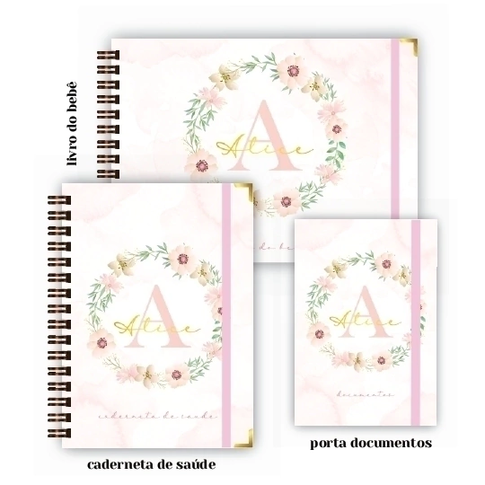 Maternidade Afetiva - Monograma Rosa