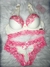 Conjunto Samara Bicolor - Off/Rosa - comprar online