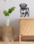 Quadro Cachorro Pug em MDF - Decoração de Parede e Porta - comprar online