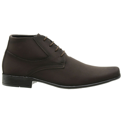 Bota Social Masculina 1090 Nobuck Café - loja online