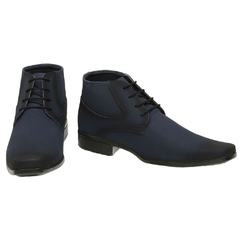 Bota Social Masculina 1090 Nobuck Marinho