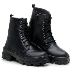 Bota Coturno Feminino Cano Alto - Talmidim Roupas e Acessórios
