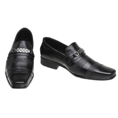 Sapato Masculino Social Fashion Couro 3041 Preto