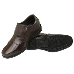 Sapato Masculino Social Confort Anti-stress Ortopedico 5080 Couro Café - comprar online