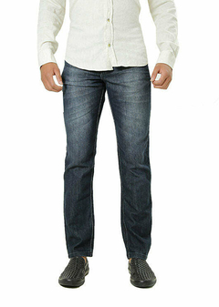 Calça Jeans Slim Megaflex Estonado Preto