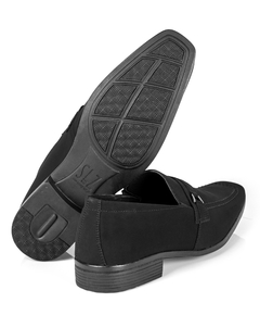 Sapato Masculino Social linha clássica Nobuck 1103 Preto - Talmidim Roupas e Acessórios