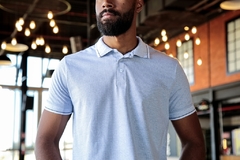 POLO JACQUARD VANCOUVER BRANCO - Talmidim Roupas e Acessórios