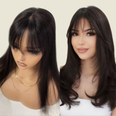 Topo Humano com Franja Silk Base - comprar online