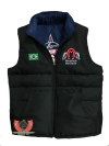 Colete Country Acolchoado Masculino Dupla Face Pbr e Mangalarga Marchador C3