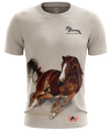 Camisa Country Masculina Estampa Cavalo M12