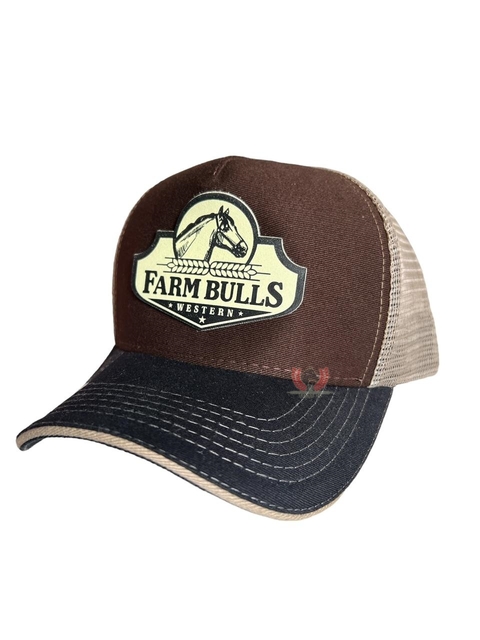 Boné Trucker Farm Bulls Unissex F3