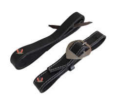 Conjunto de Látego e Contra Látego Inox Couro Legítimo - comprar online
