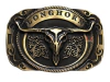 Fivela Country Unissex Texas Longhorn Sc57