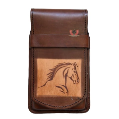 Bainha de Couro Tampa Maior Cavalo C04