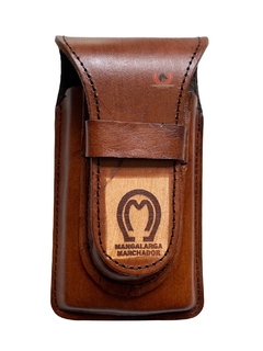 Bainha de Couro para Canivete e Celular Mangalarga Marchador C19 - comprar online