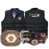 Kit Masculino Colete + Fivela + Cinto Pbr JC20