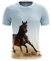 Camisa Country Masculina Estampa Cavalo M06