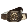 Cinto Country de Pelo Natural Com Fivela Mangalarga Marchador SC27