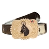 Cinto Country Feminino De Pelo Natural SC39