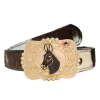 Cinto Country Feminino De Pelo Natural SC39