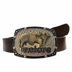 Cinto Country Masculino com Fivela Nelore SC45