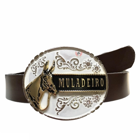 Cinto Country Unissex com Fivela Muladeiro SC54