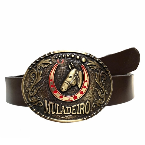 Cinto Country Unissex com Fivela Muladeiro SC56