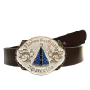 Cinto Country Unissex com Fivela Nossa Senhora Aparecida SC59