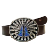 Cinto Country Feminino com Fivela Nossa Senhora Aparecida Strass SC74