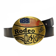 Cinto Country Unissex com Fivela Rodeo sc80 - comprar online