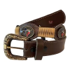 Cinto Country Texas Unissex Ouro Velho