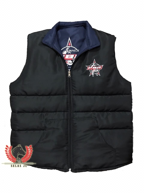 Colete Country Acolchoado Dupla Face Masculino Pbr e Pbr Monster 01