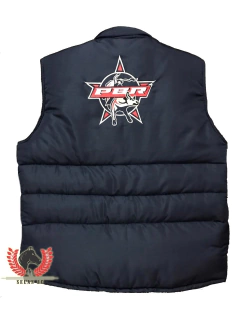 Colete Country Acolchoado Dupla Face Masculino Pbr e Pbr Monster 01 - Estação do Cowboy