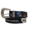 Cinto Country Feminino Aplique Coração Strass JC05